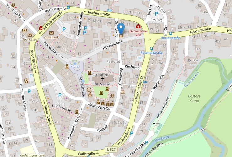 Kartenausschnitt mit freundlicher Genehmigung der OpenStreetMap